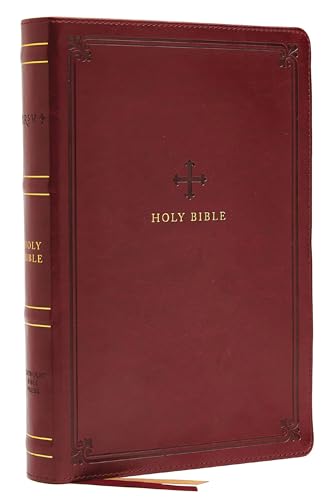 NRSV, Catholic Bible, Standard Personal Size, Leathersoft, Red, Comfort Print: Holy Bible